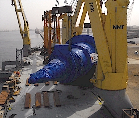 GAC moves reactor destined for Spain